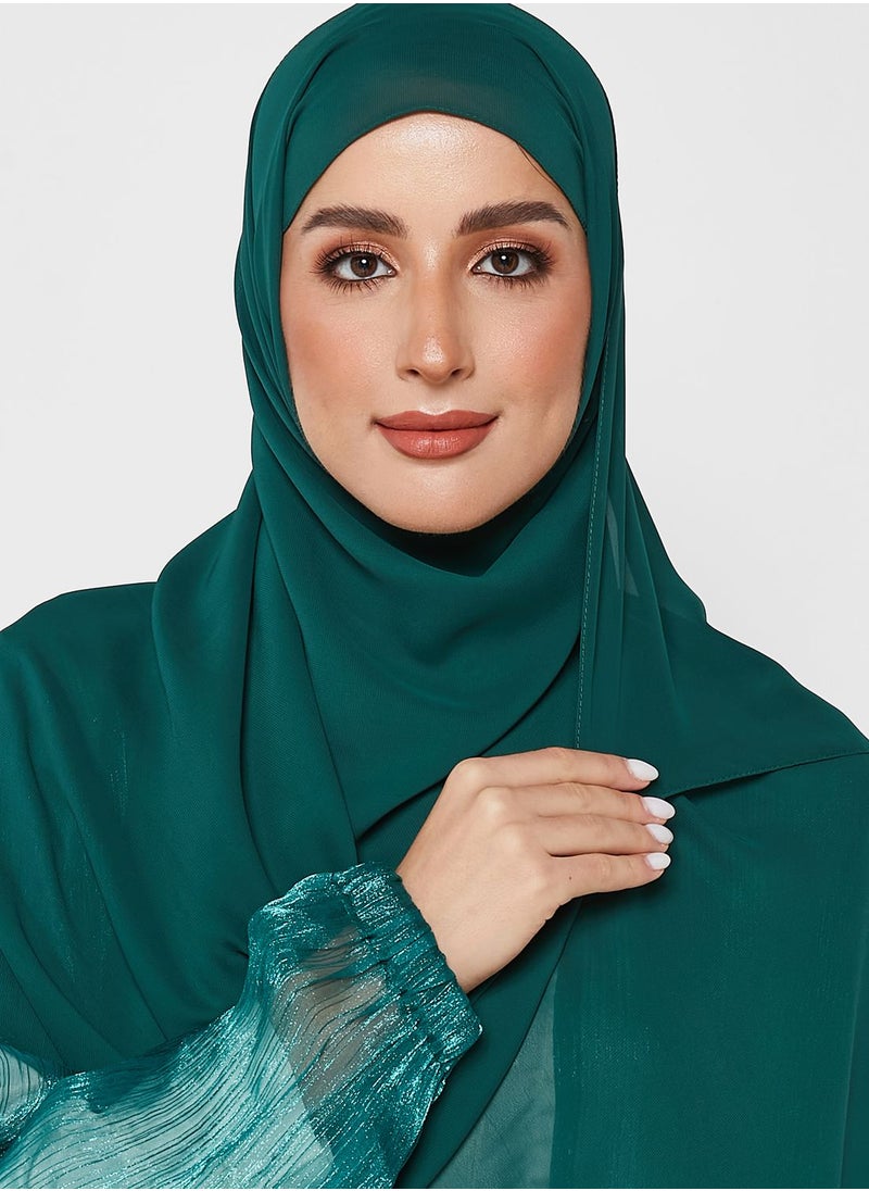 Khizana - Sheer Abaya With Sheila - Image 1