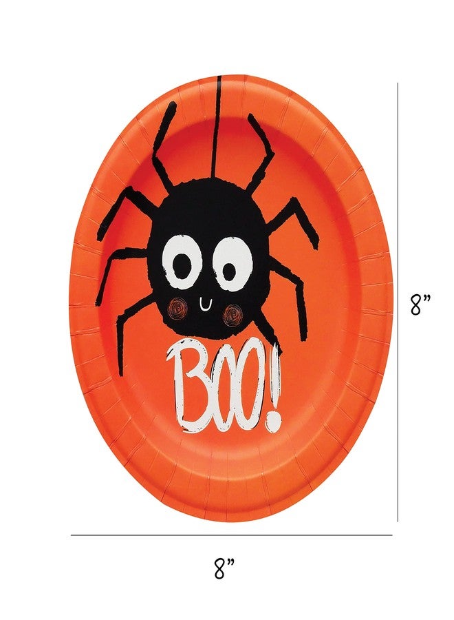 Partay Shenanigans Paper Plates - 60-Count 8" x 8" Small Disposable Halloween Party Dessert Plates in 6 Assorted Designs - Halloween Party Supplies - Image 2