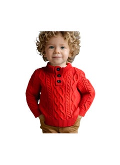 GAP Baby Boys Knitted Pullover Wool Red