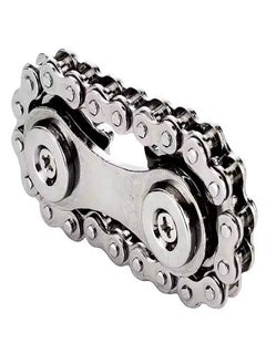 Generic Sprocket Fidget Chain Bike Bicycle Spinner Toy for Kids Adults, Gear Hand Roller Strengthener for Boy Man, EDC Novelty Finger Spinner Desk Toy for Stress Relief, Cool Birthday Gift Party Favor  - Image 2