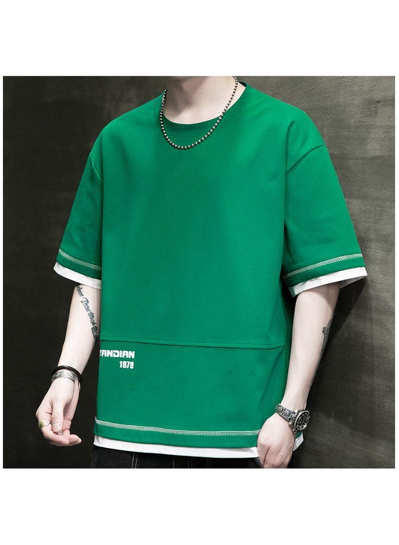 Summer Fashion Minimalist Men's Short sleeved T-shirt  - Image 1