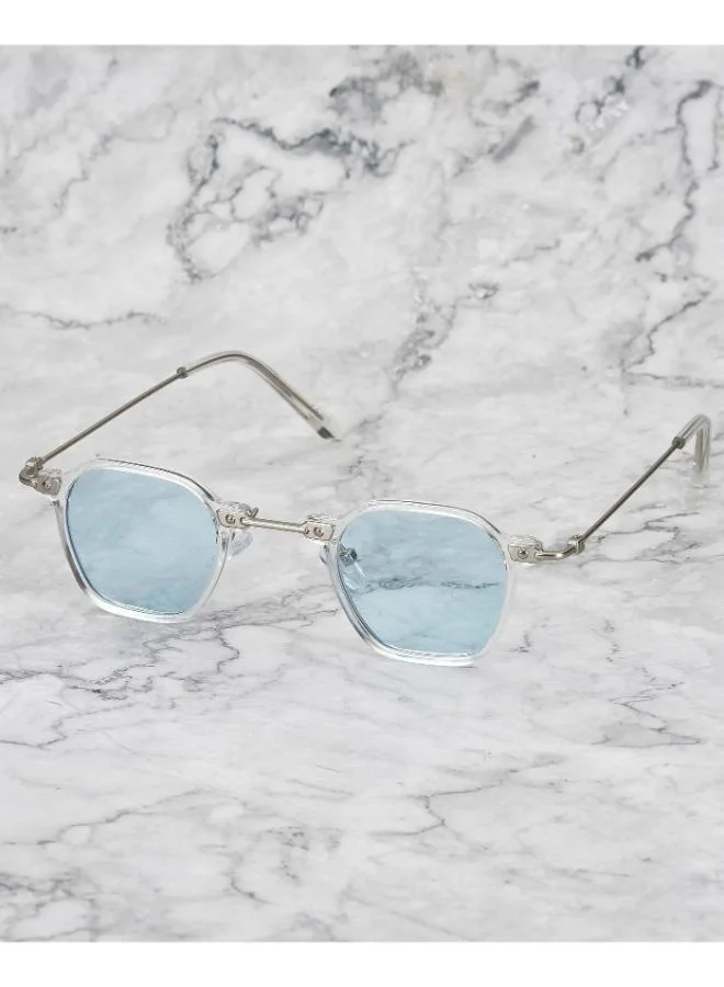  اكسبليست باوتس نظارات شمسية لوجان كلير للجنسين - أزرق أنيق