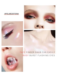 pudaier Silver Bottle Color Square Eyeshadow, Shiny Long Lasting High Pigment Mashed Potato Eye Makeup for Women  - Image 3