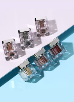 pudaier Silver Bottle Color Square Eyeshadow, Shiny Long Lasting High Pigment Mashed Potato Eye Makeup for Women  - Image 5