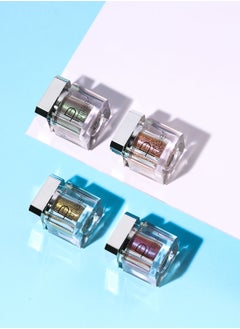 pudaier Silver Bottle Color Square Eyeshadow, Shiny Long Lasting High Pigment Mashed Potato Eye Makeup for Women  - Image 4