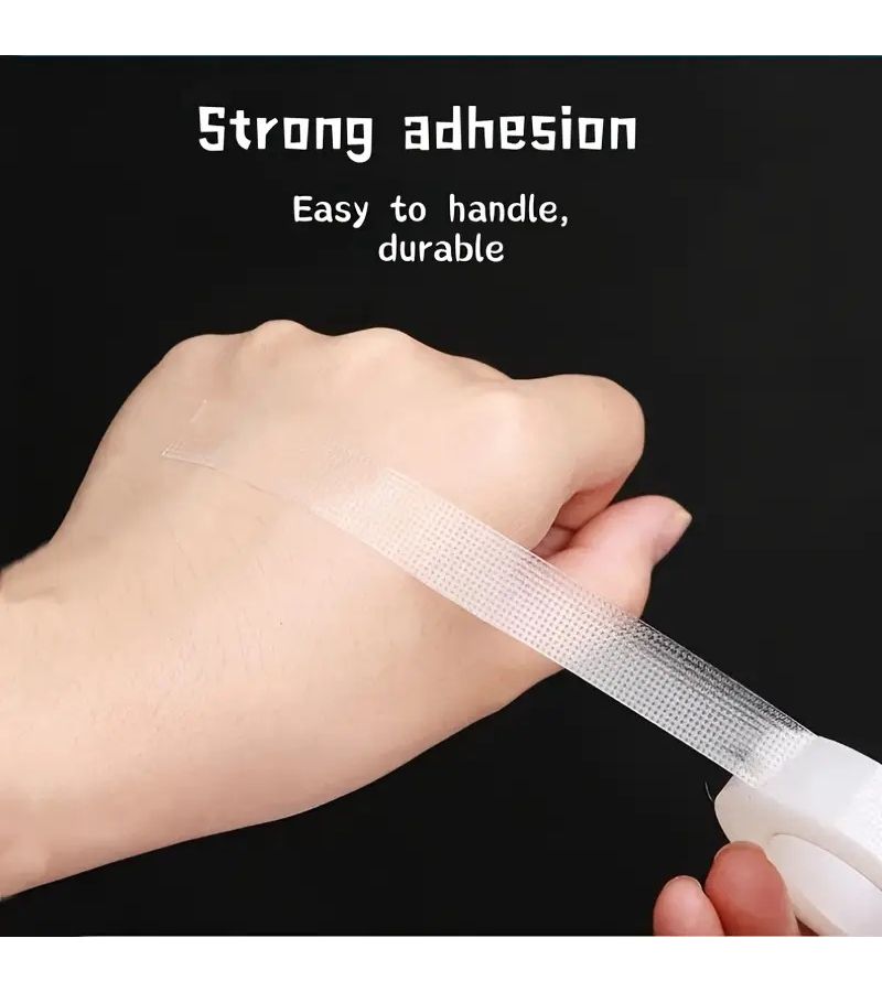 Transparent Double Eyelid Tape For Heel Protection Foot Care Home Outdoor Travel 2pcs - Image 2