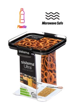 sistema Sistema 920ml Tritan Square: Leakproof Food Storage - Microwave, Fridge & Top Rack Dishwasher Safe - ( BPA-Free)
, Made In New Zealand  - Image 1