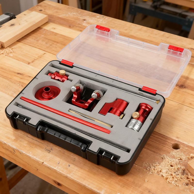 High Precision Portable Marking Ruler For Woodworking Straight And Curved Lines - Image 4