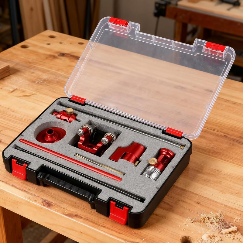 High Precision Portable Marking Ruler For Woodworking Straight And Curved Lines - Image 3