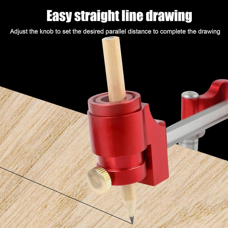 High Precision Portable Marking Ruler For Woodworking Straight And Curved Lines - Image 5