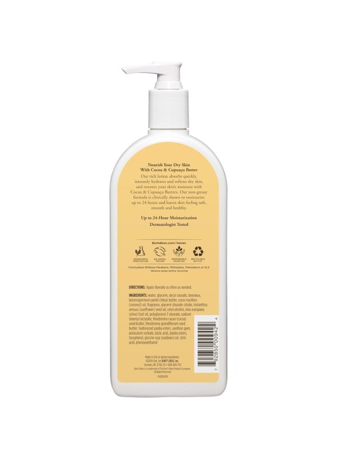 Burt's Bees Richly Replenishing Cocoa and Cupuacu Butter Body Lotion | 340.1g - Image 2