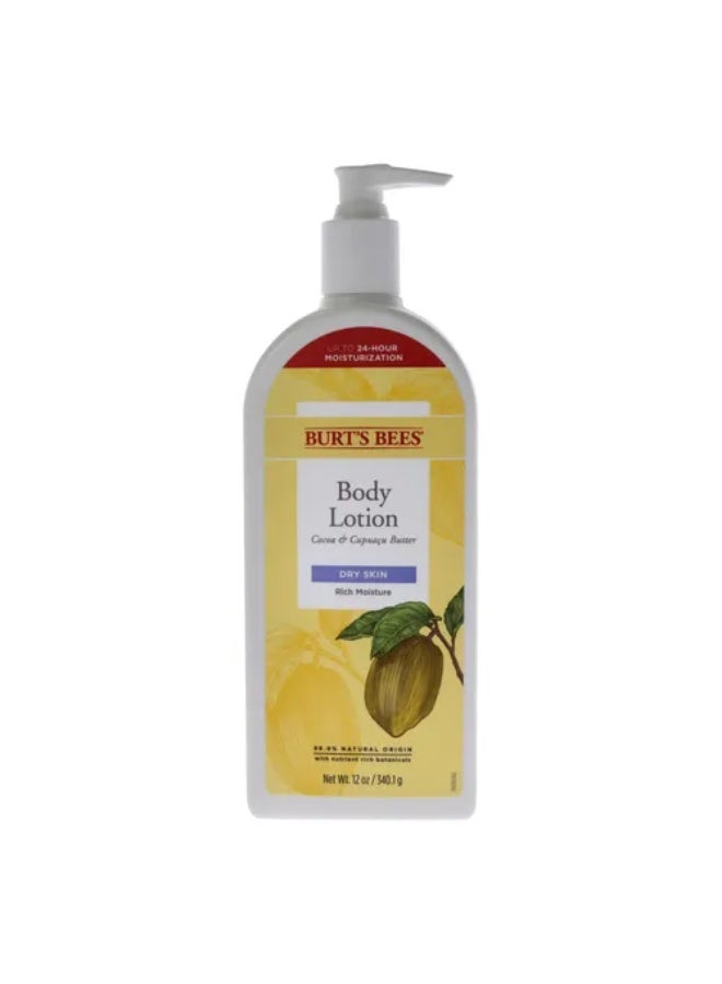 Burt's Bees Richly Replenishing Cocoa and Cupuacu Butter Body Lotion | 340.1g - Image 1