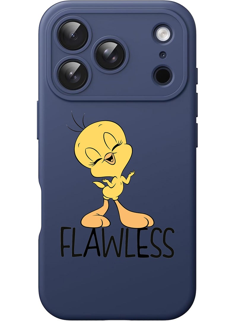 Theodor Protective Slim Fit Case Liquid Silicone Cover with Full Body Protection Anti-Scratch Shockproof Case For Apple iPhone 17 Pro Max (Blue) Flawless - Image 1