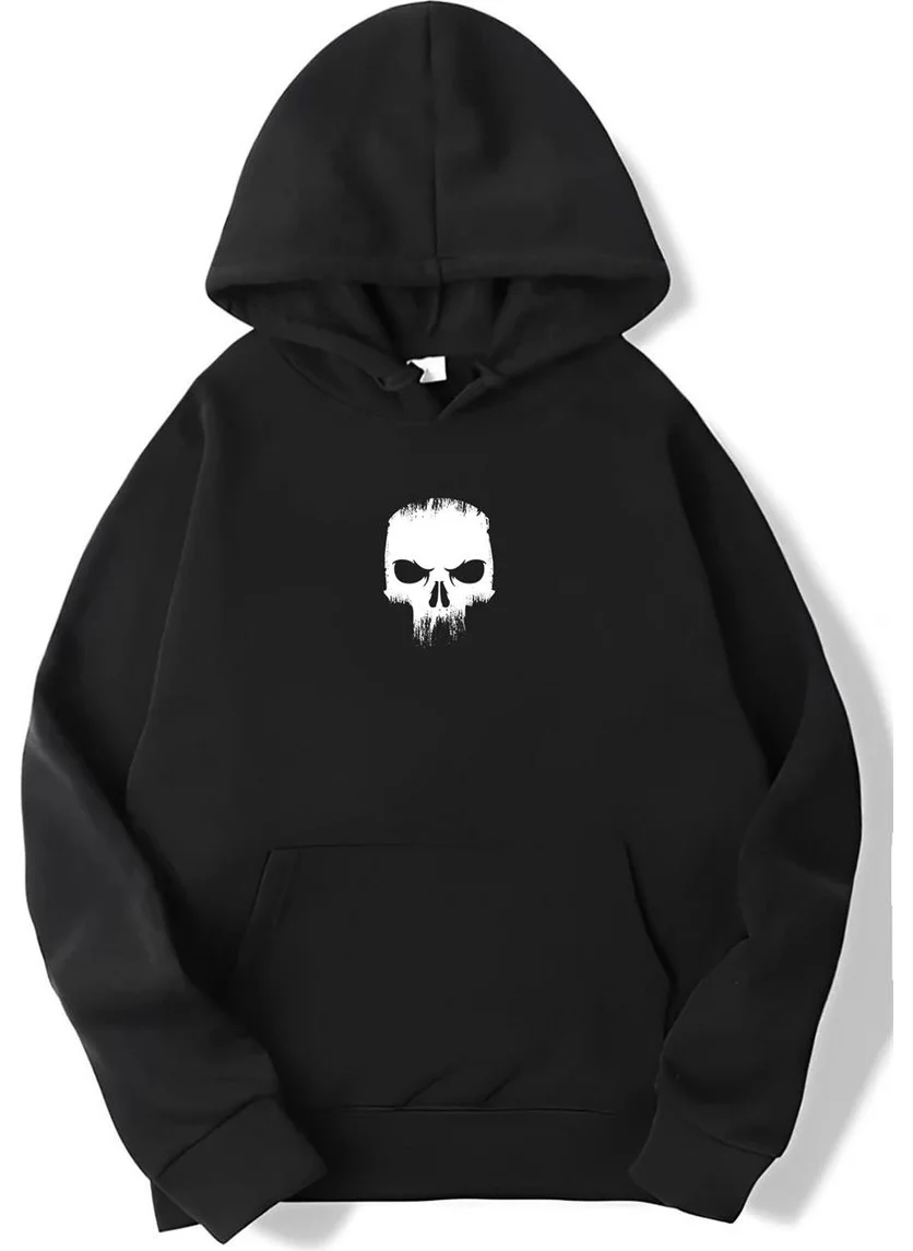 بي ار زد كولكشن Oversize Angry Skull Hoodie