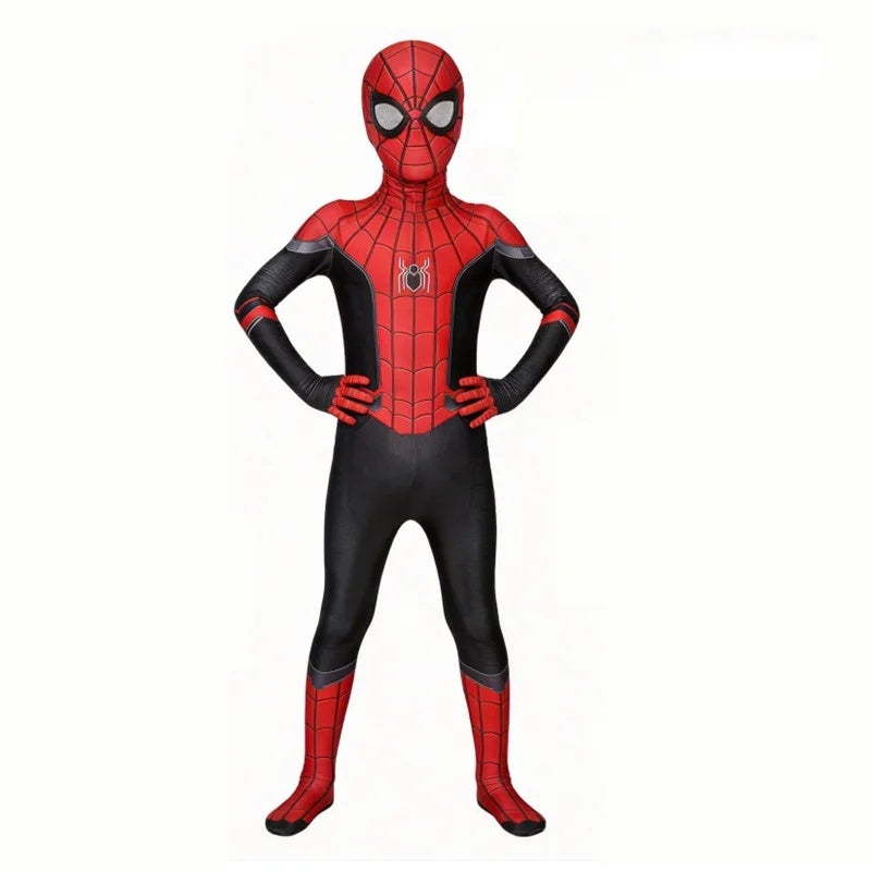 Superhero Cosplay Jumpsuit with Headpiece for Kids and Adults Halloween Costume - Image 3