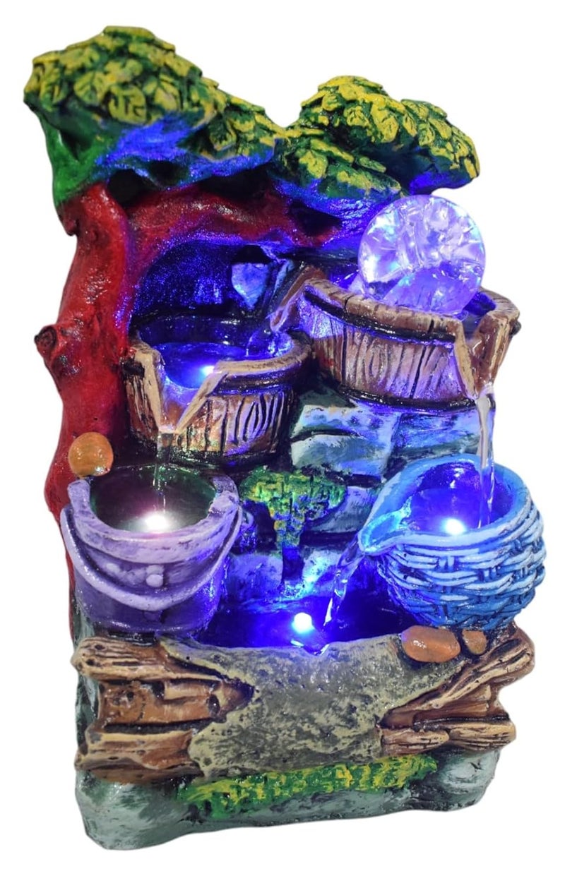 NVR Microfiber Water Fountain with Crystal Ball - Image 3
