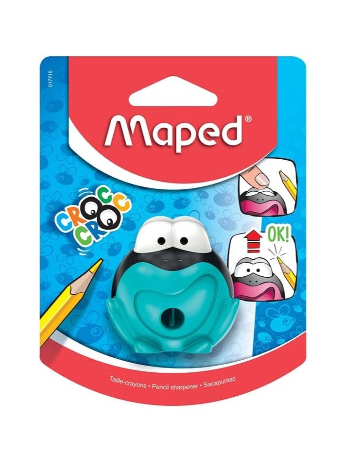 Maped مبراة كروك كروك واحدة متعددة الألوان 1 قطعة - Image 1