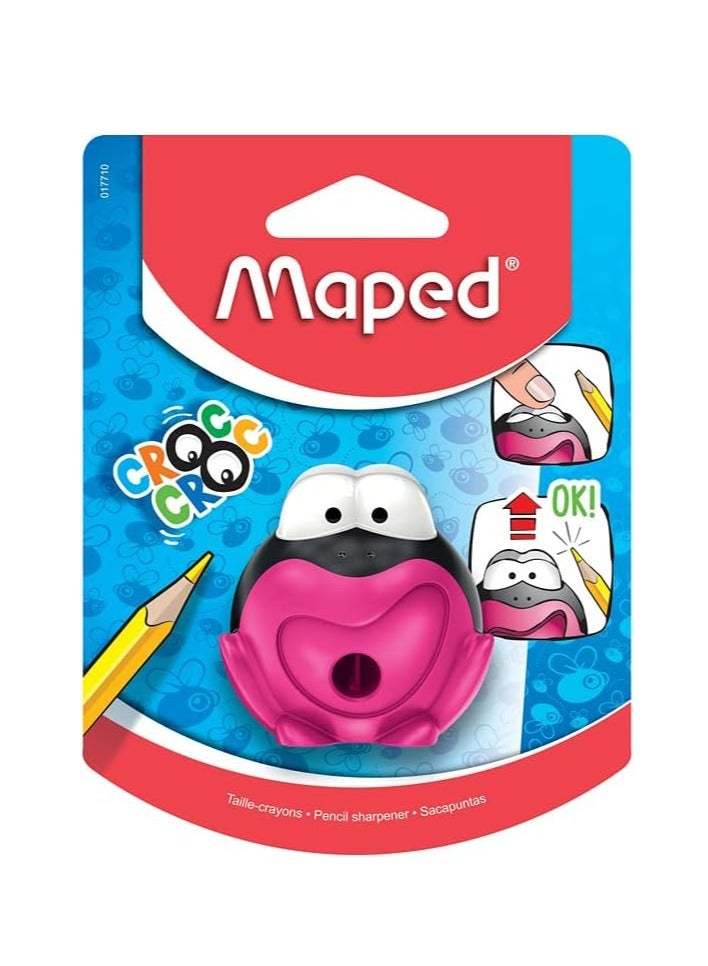 Maped مبراة كروك كروك واحدة متعددة الألوان 1 قطعة - Image 2