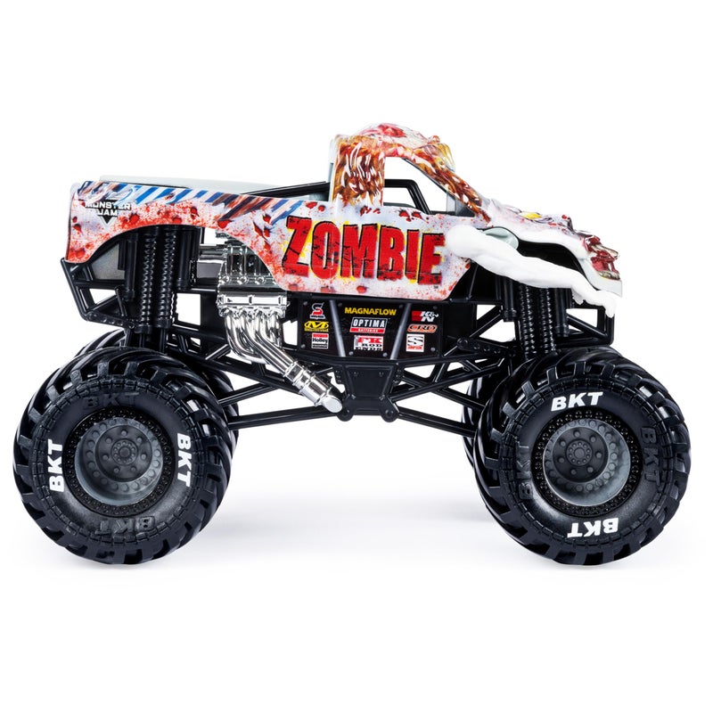 Monster Jam, Official Zombie Monster Truck, Collector Die-Cast Vehicle, 1:24 Scale, Kids Toys for Boys and Girls Ages 3 and up - Image 3