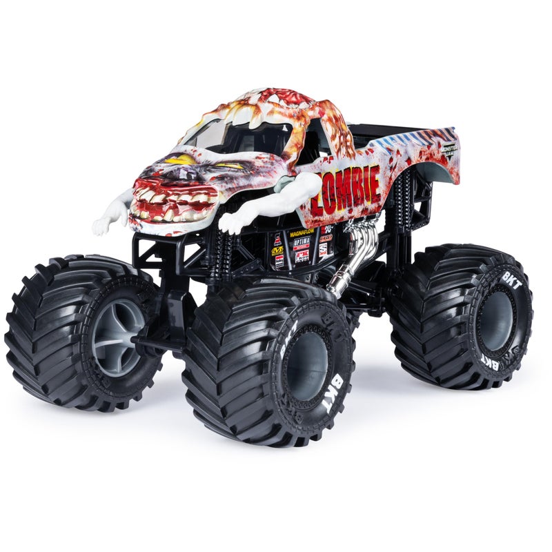 Monster Jam, Official Zombie Monster Truck, Collector Die-Cast Vehicle, 1:24 Scale, Kids Toys for Boys and Girls Ages 3 and up - Image 2