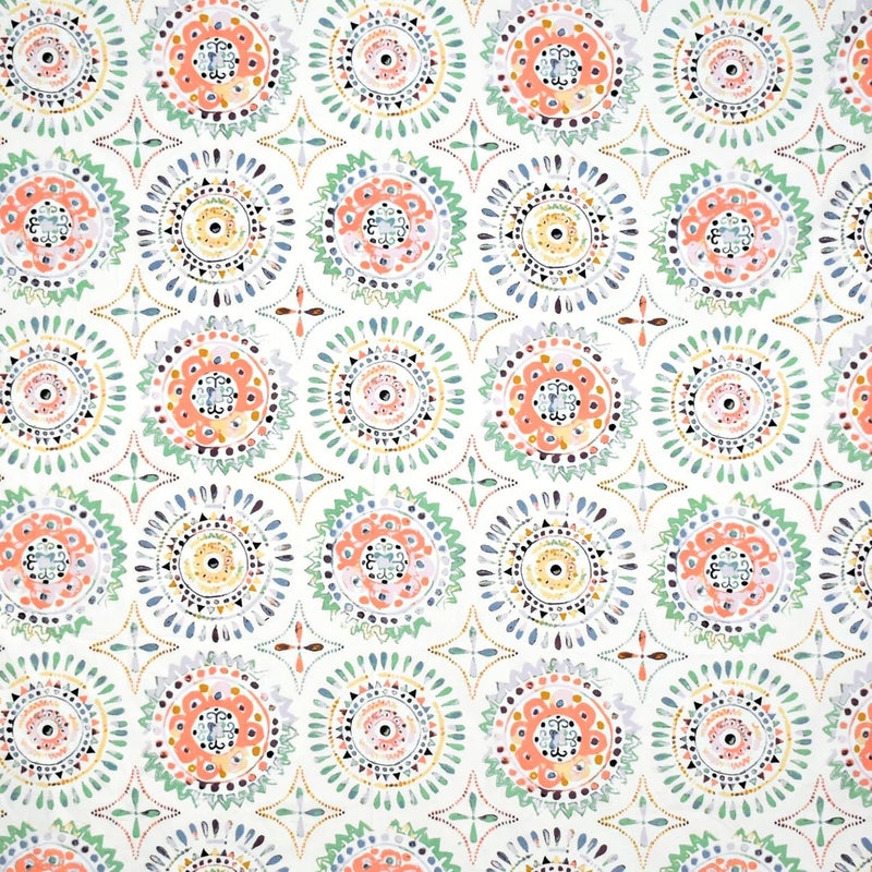 DECOREZA 350 TC Queen Size Elastic Fitted Bedsheet with Deep Pocket Cotton Feel Bed Sheet for Double Bed, Soft, Breathable & Wrinkle-Resistant, Includes 2 Pillow Covers, Size - 60"x78" White Rangoli - Image 4