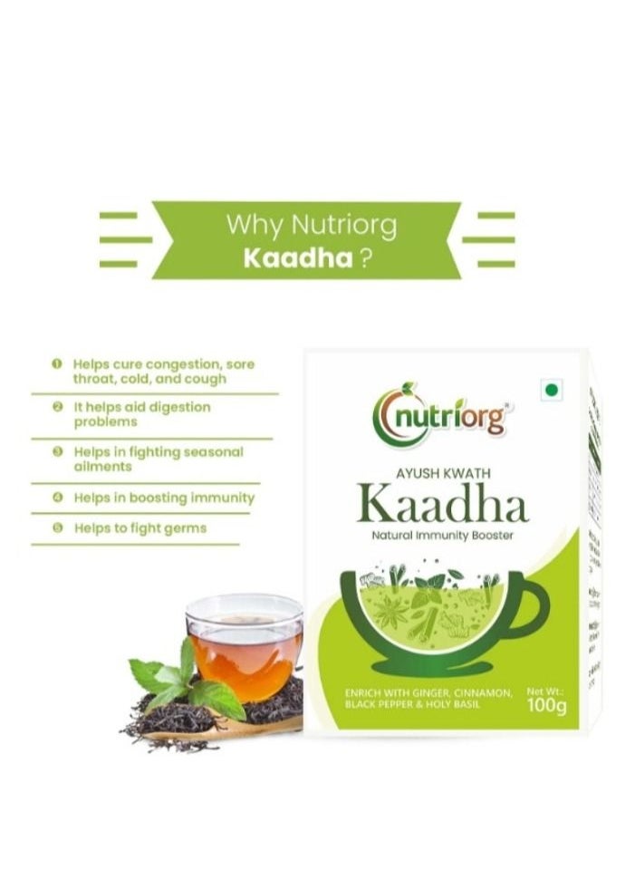 nutriorg Kwath Kaadha 100g Natural Immunity Boosting  - Image 3