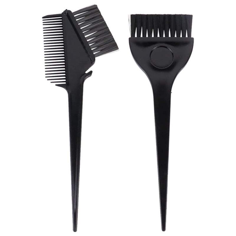 Hair Dye Kit: Black Nylon Wool Brush Set - Flexible Stiff Bristles for Even Application, Salon Grade Tools for DIY At-Home Coloring, Salon Hairdressing, Root Touch-Ups - Image 3