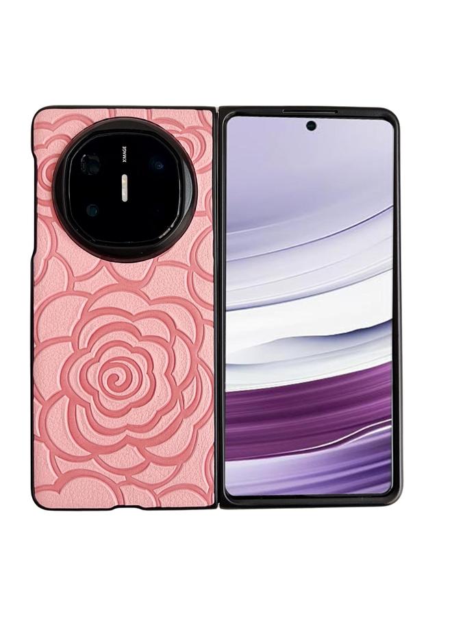 اس-توب جراب هاتف Huawei Mate X5 بتصميم نقشة الكاميليا وغطاء حماية - Image 1
