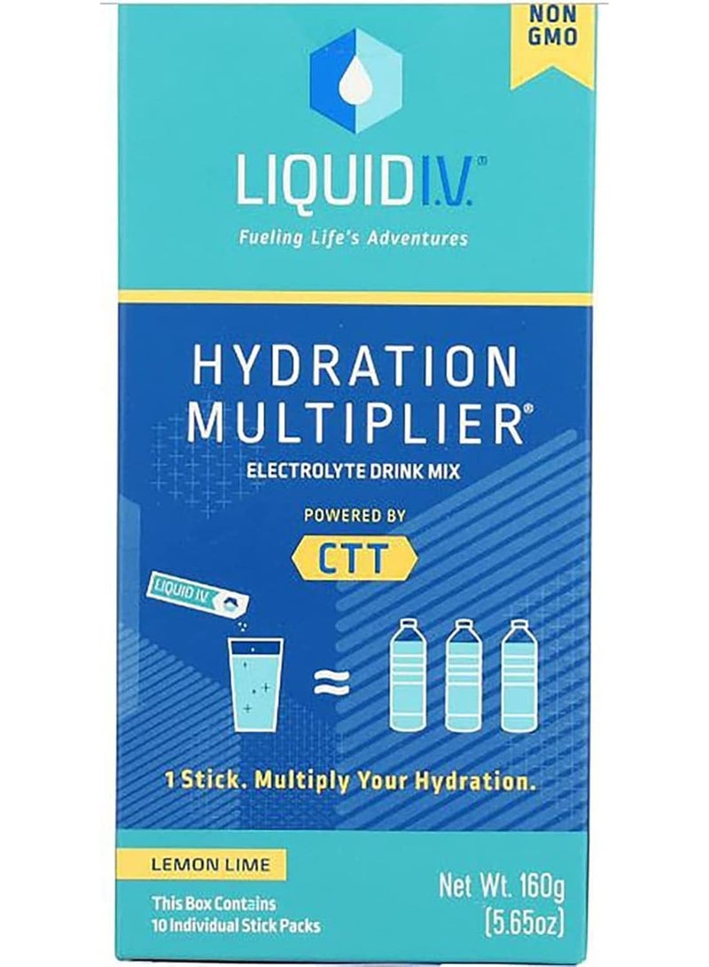 Liquid IV سائل آي في ترطيب ليمون ليمون 10 عد 5.65 أونصة - Image 1