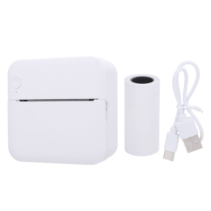 Portable Thermal Printer 200DPI Bluetooth Wireless - Inkless Printing Pocket Printer for Travel Study Work - Image 1