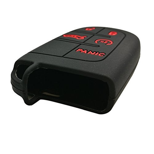 Coolbestda 2Pcs Coolbestda Smart Key Fob Skin Cover Case Protector Keyless Jacket Remote Holder for 2019 2020 2021 2022 2023 2024 Jeep Grand Cherokee Dodge Challenger Charger Dart Durango Journey Chrysler 300 - Image 3