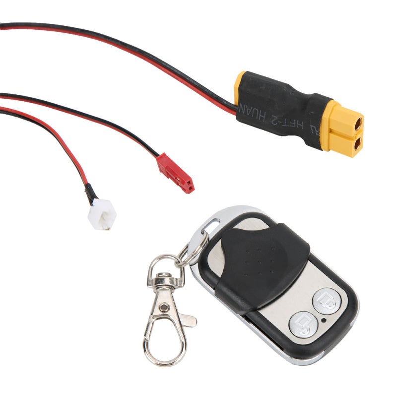 RC Winch Controller: Wireless Remote Control - Durable Metal & Plastic Construction, Easy Install for 1/10 RC Crawler SCX10 D90 D110 TF2 TRX4 KM2 - Image 2