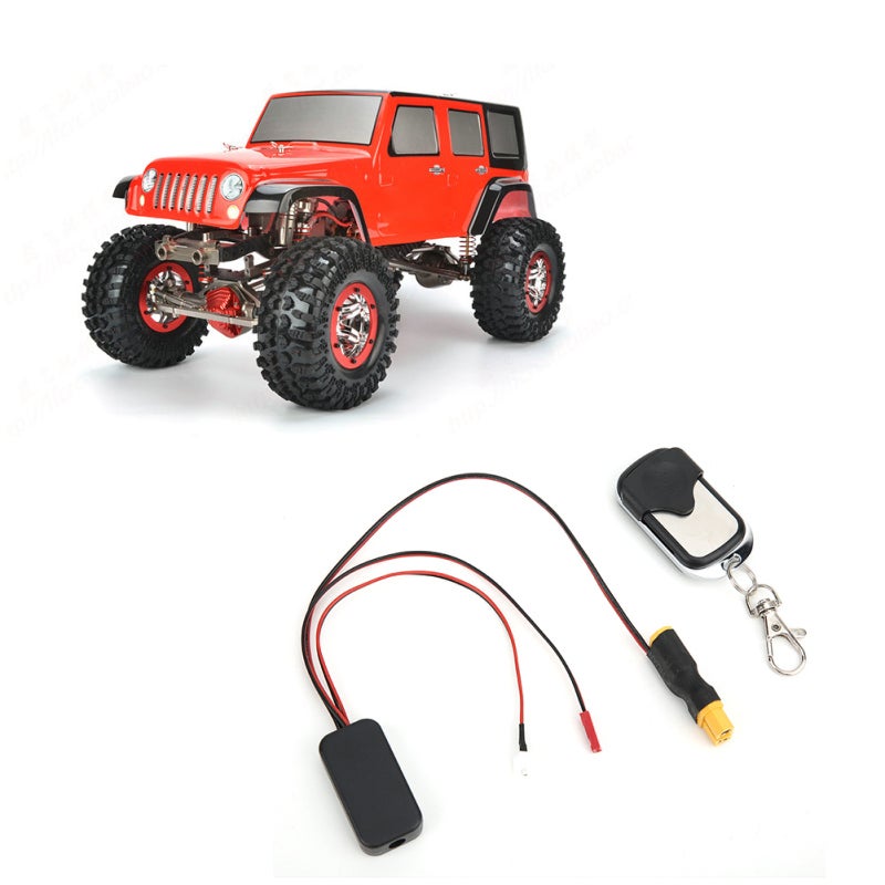 RC Winch Controller: Wireless Remote Control - Durable Metal & Plastic Construction, Easy Install for 1/10 RC Crawler SCX10 D90 D110 TF2 TRX4 KM2 - Image 5