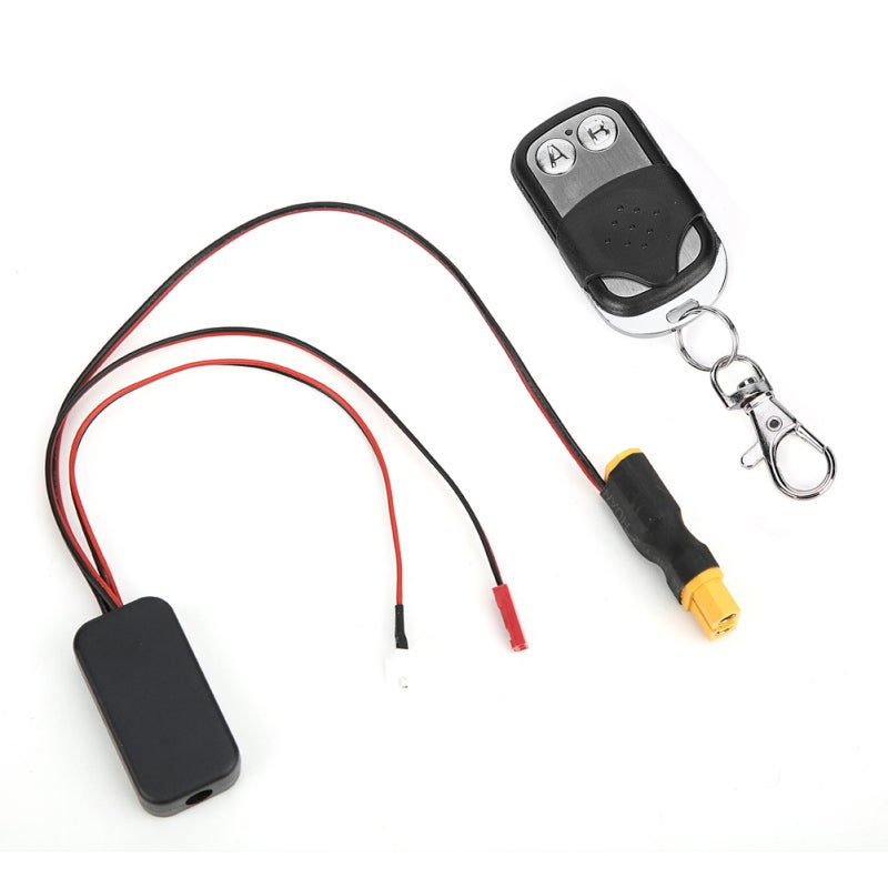 RC Winch Controller: Wireless Remote Control - Durable Metal & Plastic Construction, Easy Install for 1/10 RC Crawler SCX10 D90 D110 TF2 TRX4 KM2 - Image 1