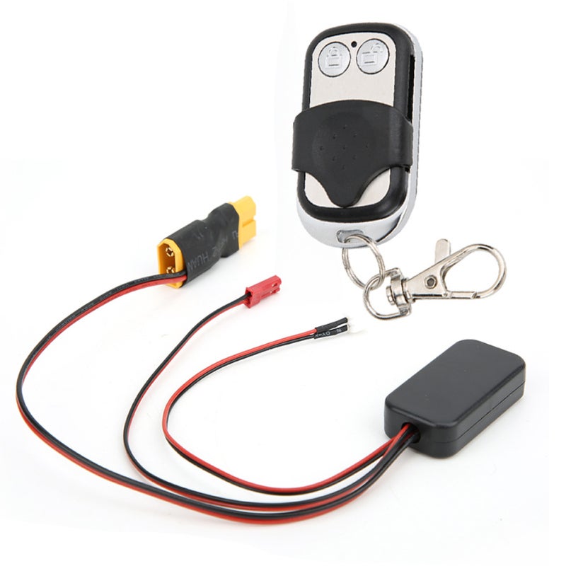 RC Winch Controller: Wireless Remote Control - Durable Metal & Plastic Construction, Easy Install for 1/10 RC Crawler SCX10 D90 D110 TF2 TRX4 KM2 - Image 3