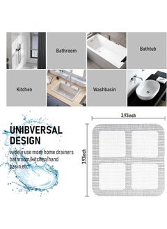 WONIRY-A Shop Is Forever WONIRYA Shop Is Forever Pcs Disposable Shower Drain Cover Hair Catcher Shower Drain Mesh Stickers Bathroom Bathtub Drain Kitchen Shower Drain Floor Sink Strainer Filter 5  - Image 3