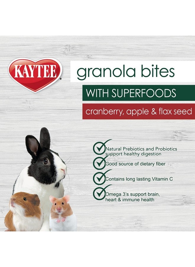 Kaytee Granola Bites With Superfoods Cranberry, Apple And Flax For Rats, Mice, Hamsters, Gerbils, Rabbits, Guinea Pigs And Chinchillas, 4.5 Oz - Image 2