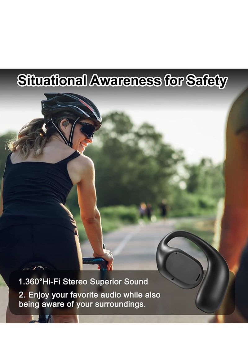 KASTWAVE - Open Ear Headphones, VG332 2023 Version, with Dual 16.2mm Dynamic Drivers Deep Bass, Air Conduction Headphones Bluetooth 5.3 Touch Control Wireless Earbuds, Up to 16 Hours Playtime - Image 1