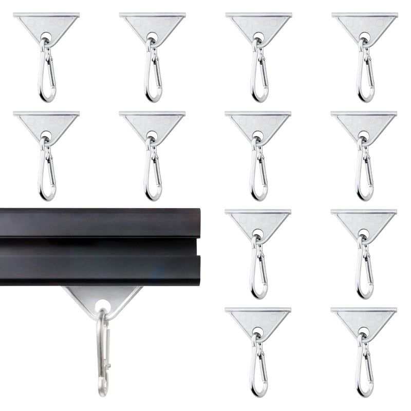 Seekliny 12 Pack 30304040 Extrusion Sliding Hook for 3040 Series TSlot VSlot Aluminum Extrusion Hardware Accessories Silver - Image 2