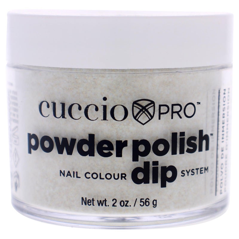 Cuccio Colour Powder Nail Polish - Lacquer For Manicure And Pedicure - Highly Pigmented Powder That Is Finely Milled - Durable Finish - Easy To Apply - Gold Glitter Large & Small Flecks - 1.6 Oz