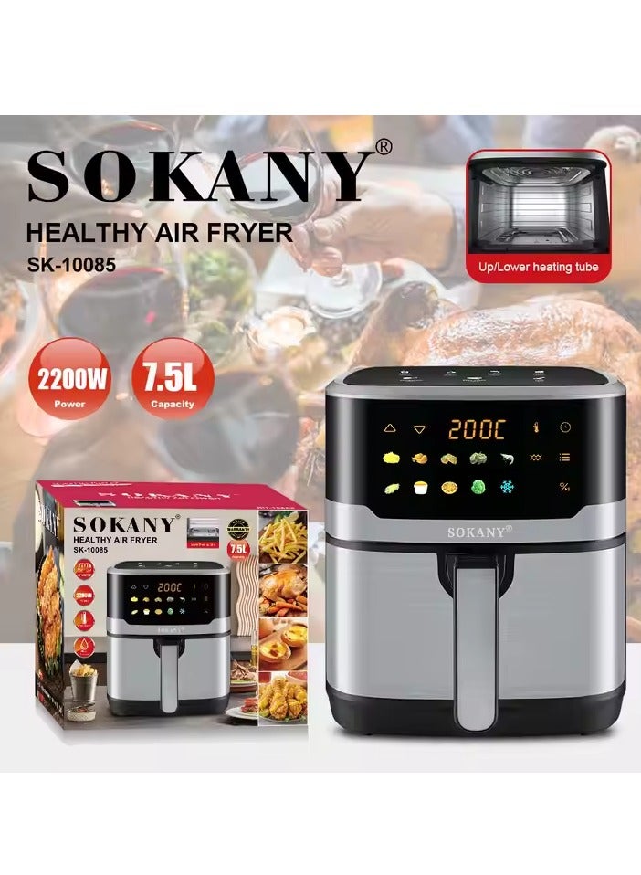 سوكاني SK-10085 قلايه سوكانى ديجيتال 7.5لتر 2200وات 2سخان  - Image 2