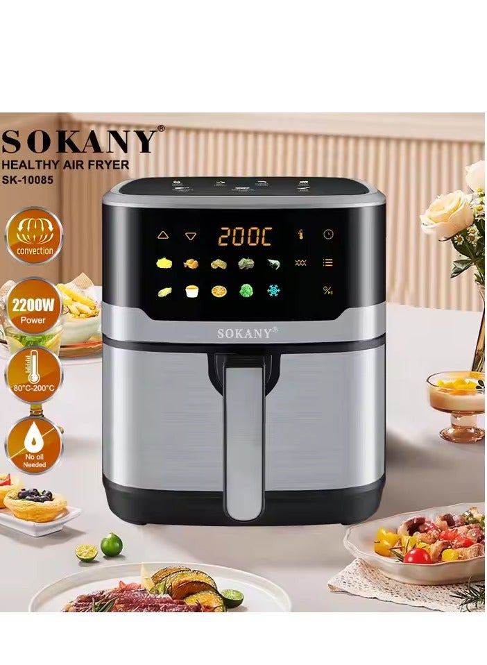 سوكاني SK-10085 قلايه سوكانى ديجيتال 7.5لتر 2200وات 2سخان  - Image 3