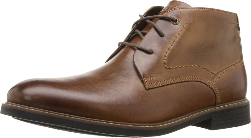 Rockport mens Cb chukka boots, Dark Brown Leather, 6 Wide US - Image 2