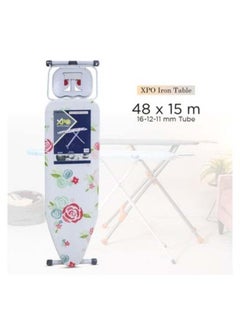 Ironing Board With Steam Iron Rest, Heat Resistant, Adjustable Height and Lock System