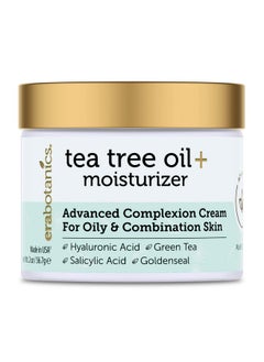 Era Organics Era Organics Tea Tree Cream Face Moisturizer for Oily Skin - Advanced 7X Balancing Oily Skin Moisturizer - Non-Greasy Moisturizer - Tea Tree Oil for Skin  - Image 1