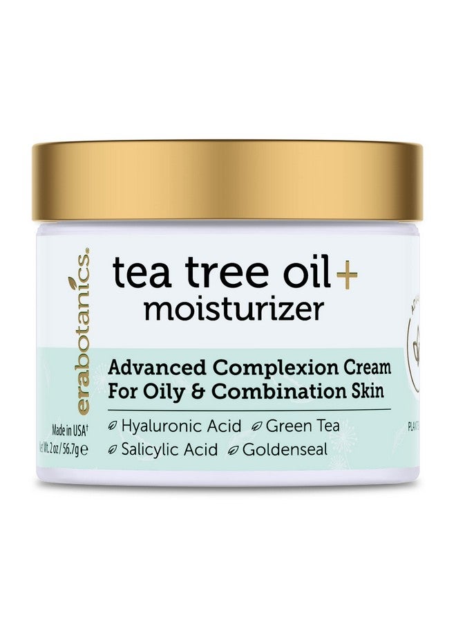 Era Organics Era Organics Tea Tree Cream Face Moisturizer for Oily Skin - Advanced 7X Balancing Oily Skin Moisturizer - Non-Greasy Moisturizer - Tea Tree Oil for Skin - Image 1