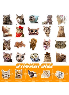 Depend Waterproof Stickers, Laptop Stickers, 50 PCS Fashion Laptop Decals, Lovely Aesthetic Vinyl Stickers For Water Bottles, Skateboard Stickers, DIY Stickers For Luggage Phone Case, Logo For Books (Cat)  - Image 5