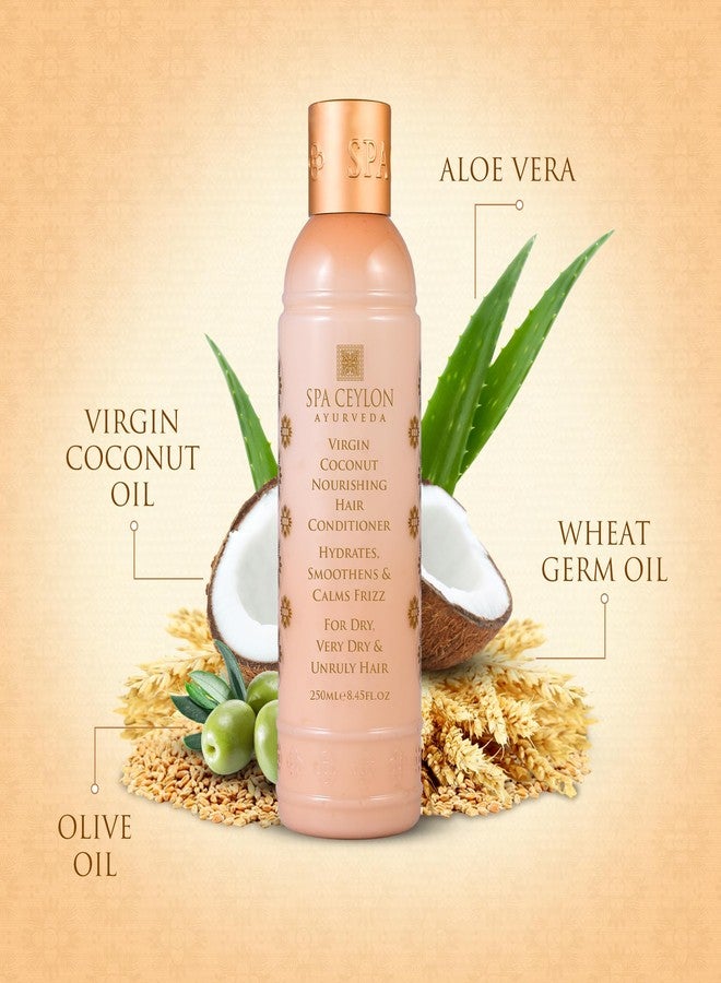 SPA CEYLON Virgin Coconut Nourishing Hair Conditioner | Hydrating & Restoring Conditioner Moisturizes | Moisturizing Conditioner Ultimate Moisture for Dry Hair Moisturizing - Image 3