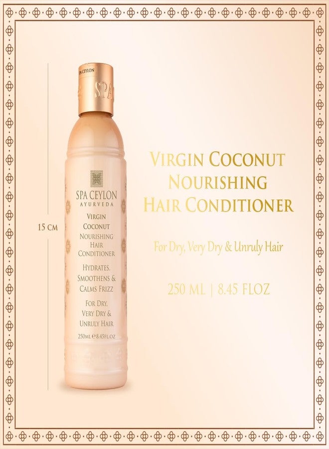 SPA CEYLON Virgin Coconut Nourishing Hair Conditioner | Hydrating & Restoring Conditioner Moisturizes | Moisturizing Conditioner Ultimate Moisture for Dry Hair Moisturizing - Image 2