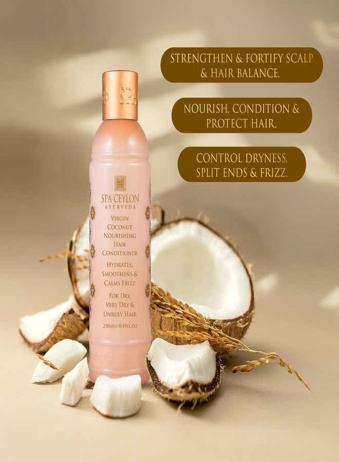 SPA CEYLON Virgin Coconut Nourishing Hair Conditioner | Hydrating & Restoring Conditioner Moisturizes | Moisturizing Conditioner Ultimate Moisture for Dry Hair Moisturizing - Image 5